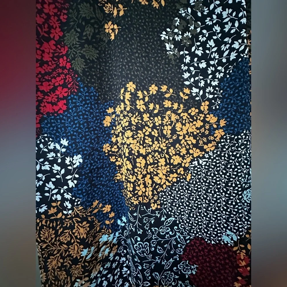 Maurices Patchwork Maxi Skirt - Boho Floral Multicolour XXL - Picture 13 of 16